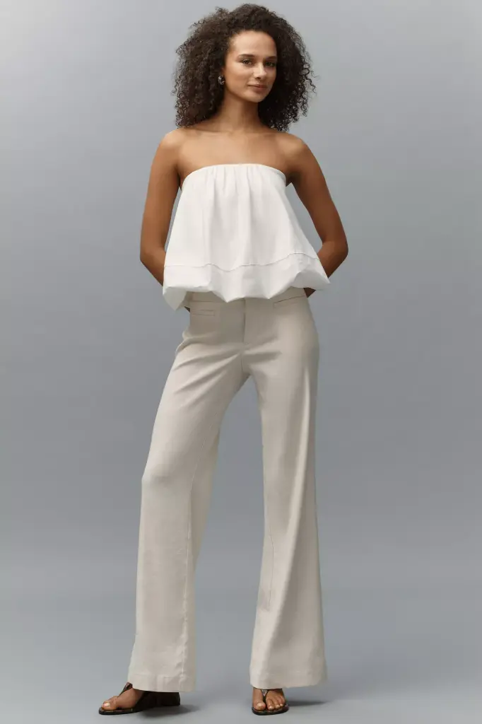 korean white women pant